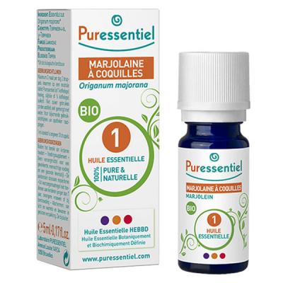 Puressentiel Huile essentielle - Marjolaine &agrave; coquille bio, 5ml