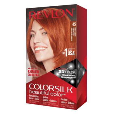 Revlon Colorsilk Coloration Permanente N&deg;45 Auburn Lumineux