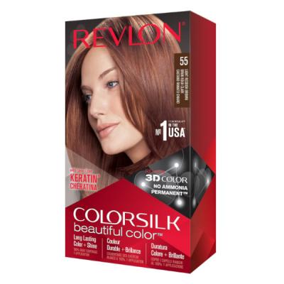 Revlon Colorsilk Coloration Permanente N&deg;55 Brun Roux Clair