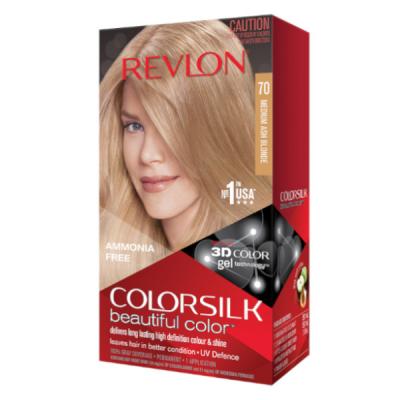 Revlon Colorsilk Coloration Permanente N&deg;70 Blond Cendr&eacute; Moyen