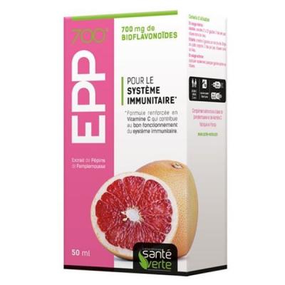 SANT&Eacute;VERTE EPP700 extrait de p&eacute;pins de pamplemousse flacon 50ml