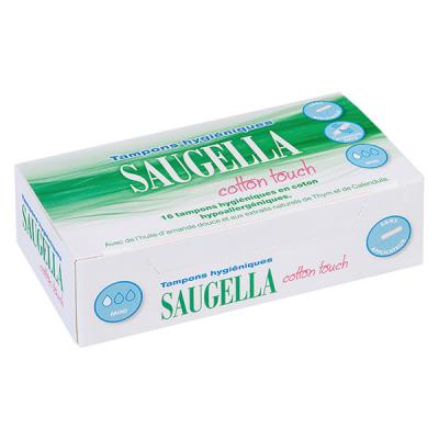 Tampons Hygi&eacute;nique Coton Touh Mini Saugella - La Bo&icirc;te De 16 Tampons