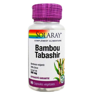 Solaray Silice Bambou 300mg 60 capsules 