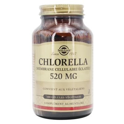 Solgar Paroi Cellulaire Bris&eacute;e Chlorelle 100 g&eacute;lules