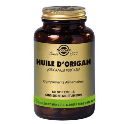Solgar Huile d'Origan Sauvage Origan V&eacute;g&eacute;tal 60 Perles