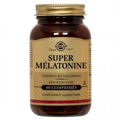 Solgar Super M&eacute;latonine&nbsp;60 Comprim&eacute;s - Flacon 60 comprim&eacute;s