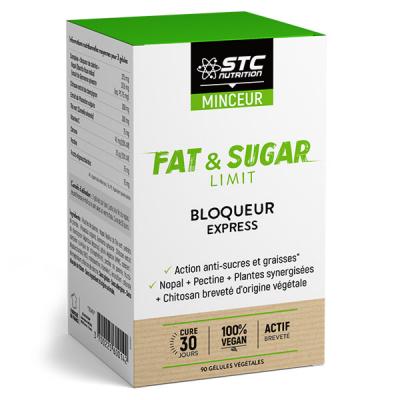 Complement alimentaire stc nutrition fat sugar limit vegan 90 gelules
