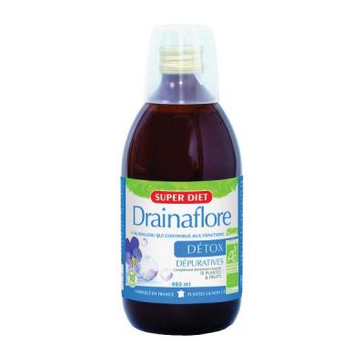 Superdiet Drainaflore Boisson Bio - 480 ml - Bouteille 480 ml