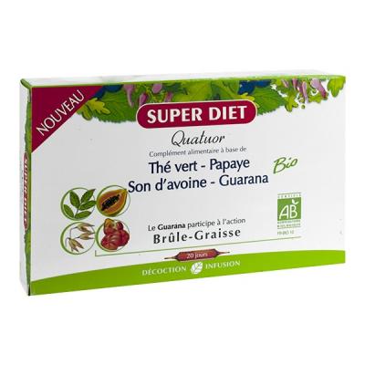 Superdiet solution buvable quatuor brule graisse 20 ampoules