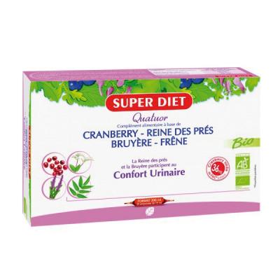 SUPERDIET Quatuor urinaire bio 20 ampoules