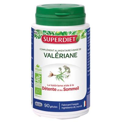 Superdiet Val&eacute;riane Bio - 90 G&eacute;lules - Bo&icirc;te 90 g&eacute;lules