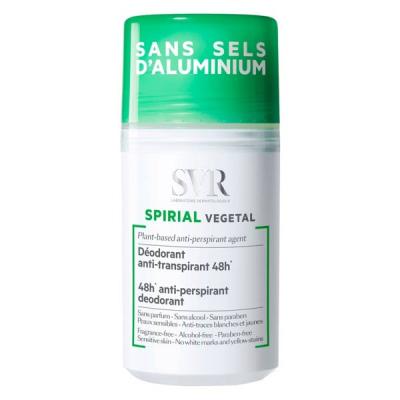 SVR SPIRIAL VEGETAL - D&eacute;odorant Anti-Transpirant 48h, Roll-on 50ml