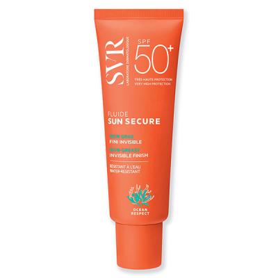 Fluide solaire non gras fini invisible SPF50+ Sun Secure - SVR