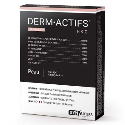 Synactifs Dermactifs Peau Hydratation 30 g&eacute;lules