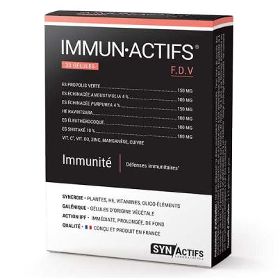 SYNACTIFS IMMUNActifs d&eacute;fenses immunitaires bo&icirc;te de 30 g&eacute;lules