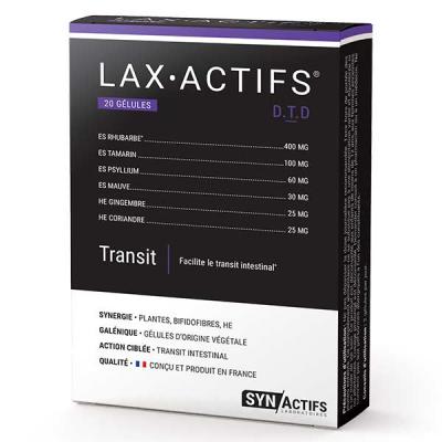 SYNACTIFS Transit Actifs Transit g&eacute;lules x 20
