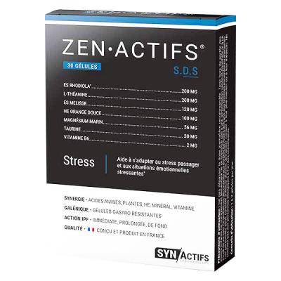 SYNACTIFS ZENActifs stress bo&icirc;te de 30 g&eacute;lules