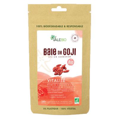 VALEBIO Super fruits baie de goji s&eacute;ch&eacute;es sachet 150g