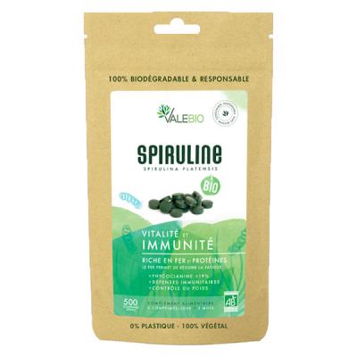Spiruline Bio Super Food 500 comprim&eacute;s Valebio
