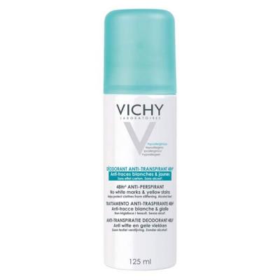 Vichy D&eacute;odorant Anti-Traces Blanches & Jaunes 48h Spray 125ml