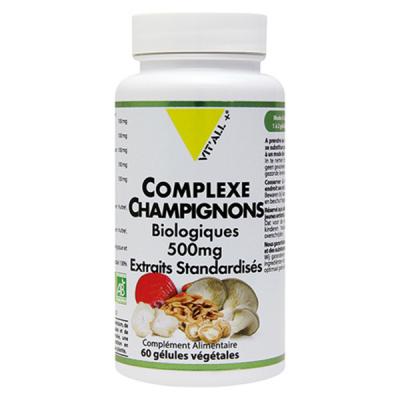 VIT'ALL+ Complexe champignons 5bio x60 g&eacute;lules