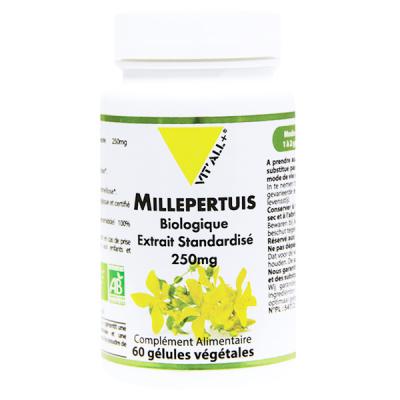 Vit'all+ Millepertuis 250mg Bio 60 g&eacute;lules v&eacute;g&eacute;tales