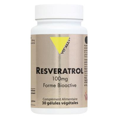 Vit'all+ Resv&eacute;ratrol 100mg 30 g&eacute;lules v&eacute;g&eacute;tales