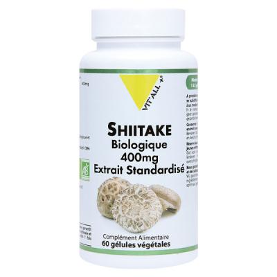 VIT'ALL+ Shiitake biologique 400mg 60 g&eacute;lules