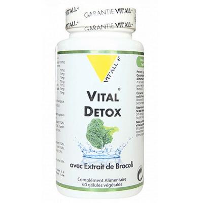 Vitall+ vital d&eacute;tox bio 60 g&eacute;lules v&eacute;g&eacute;tales