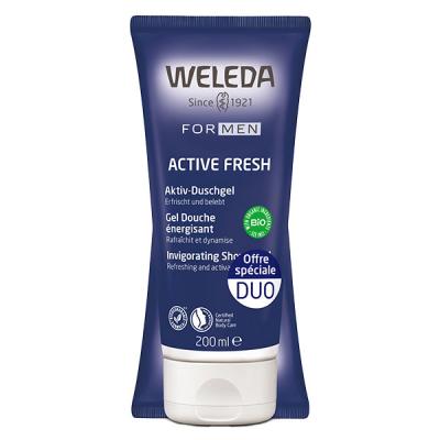 Duo Gel douche homme &eacute;nergisant tonifie et rafra&icirc;chit 2x Weleda