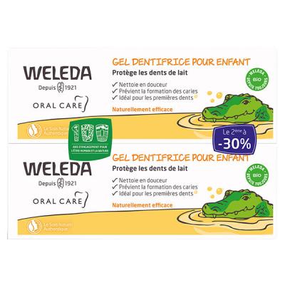 Weleda Duo Gel Dentifrice Pour Enfant - Lot 2 x 50 ml