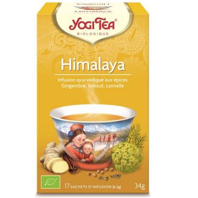 Yogi Tea Infusion Ayurv&eacute;dique Himalaya Bio 17 sachets