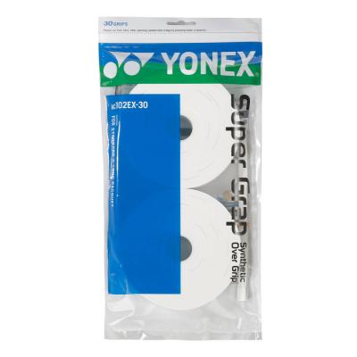 Yonex Super Grap Ac102ex Tennis Overgrip 30 Units Blanc