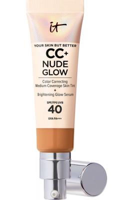 It Cosmetics Cc+ Cream Nude Glow L&eacute;ger + Glow S&eacute;rum Spf40 32 ml Tan
