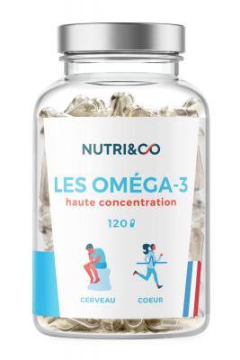 Nutri&Co Nutri&Co Les Om&eacute;ga-3 120&nbsp;G&eacute;lules
