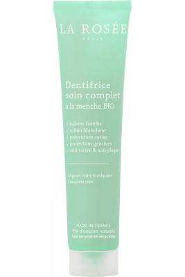 La Ros&eacute;e Dentifrice Soin Complet &agrave; la Menthe Bio - Tube 75 ml