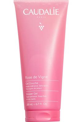 Caudalie ROSE DE VIGNE - Gel Douche - Tous Types de Peaux, 200ml