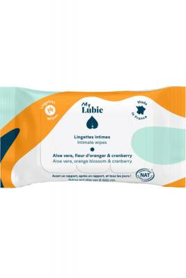 Lingettes Intimes Apaisantes x14 Peaux Sensibles My Lubie
