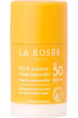 La Ros&eacute;e Stick Solaire Bio SPF50 15Ml TU Blanc