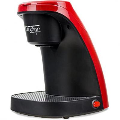 ID Italian IDECUCOF02 Cafeti&egrave;re 0,5&nbsp;L 450&nbsp;W Noir/Rouge