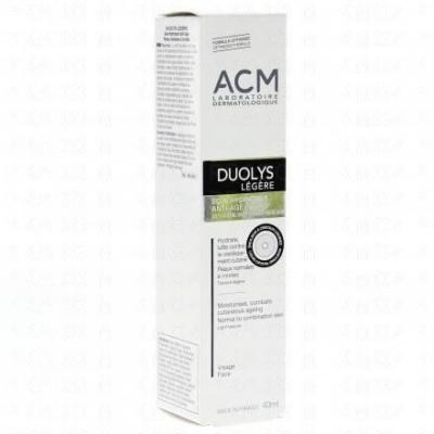 Soin Hydratant Anti Age Legere Peaux Normales A Mixtes 40ml Duolys Acm