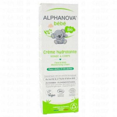 Alphanova B&eacute;b&eacute; Cr&egrave;me Hydratante Visage & Corps &Eacute; &reg; - Tube 75 ml