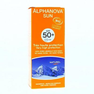 Alphanova Organic Sun Cr&egrave;me Solaire Visage Bio SPF50+ 50ml