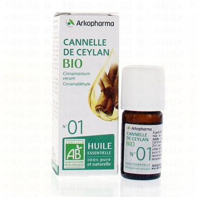 Huile Essentielle Cannelle De Ceylan Bio 5ml Arkopharma