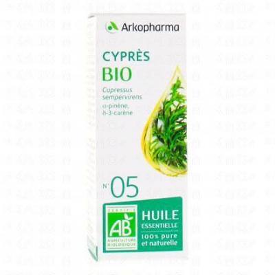 Huile Essentielle N&deg;5 Cypres Bio 10ml Arkopharma