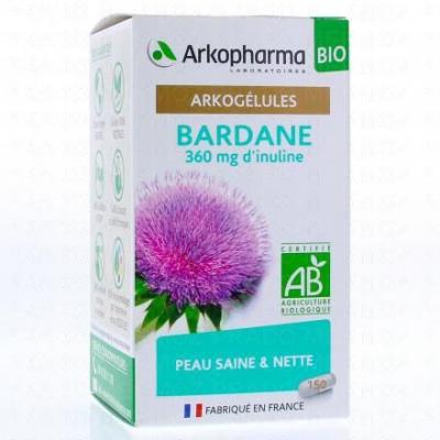 Peau Saine et Nette Bardane Bio 150 G&eacute;lules Arkog&eacute;lules Arkopharma