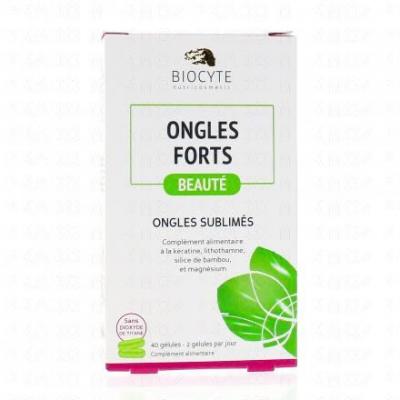 BIOCYTE Ongles - Ongles forts beaut&eacute;40 g&eacute;lules