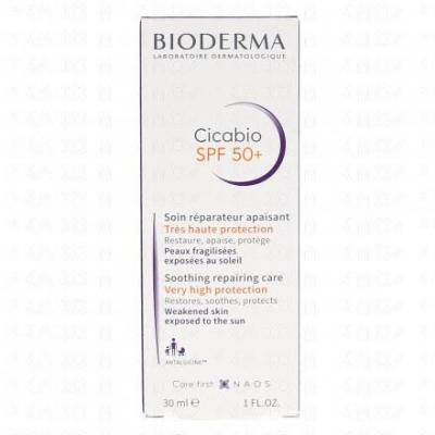 Bioderma - Cibabio Cr&egrave;me+ SPF50+ Cr&egrave;me r&eacute;paratrice corps 40 ml