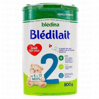 Bledilait 2 Lait En Poudre De 6 Mois A 12 Mois 800g Bl&eacute;dina
