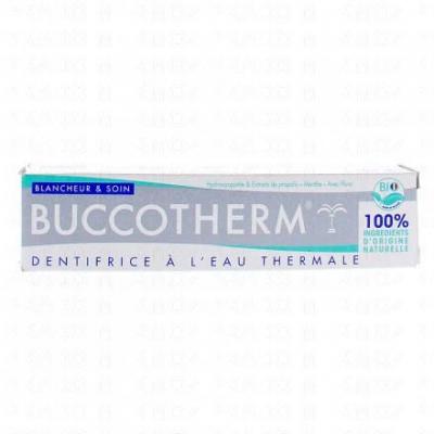 Buccotherm Dentifrice &agrave; l'Eau Thermale Blancheur & Soin Bio 75 ml